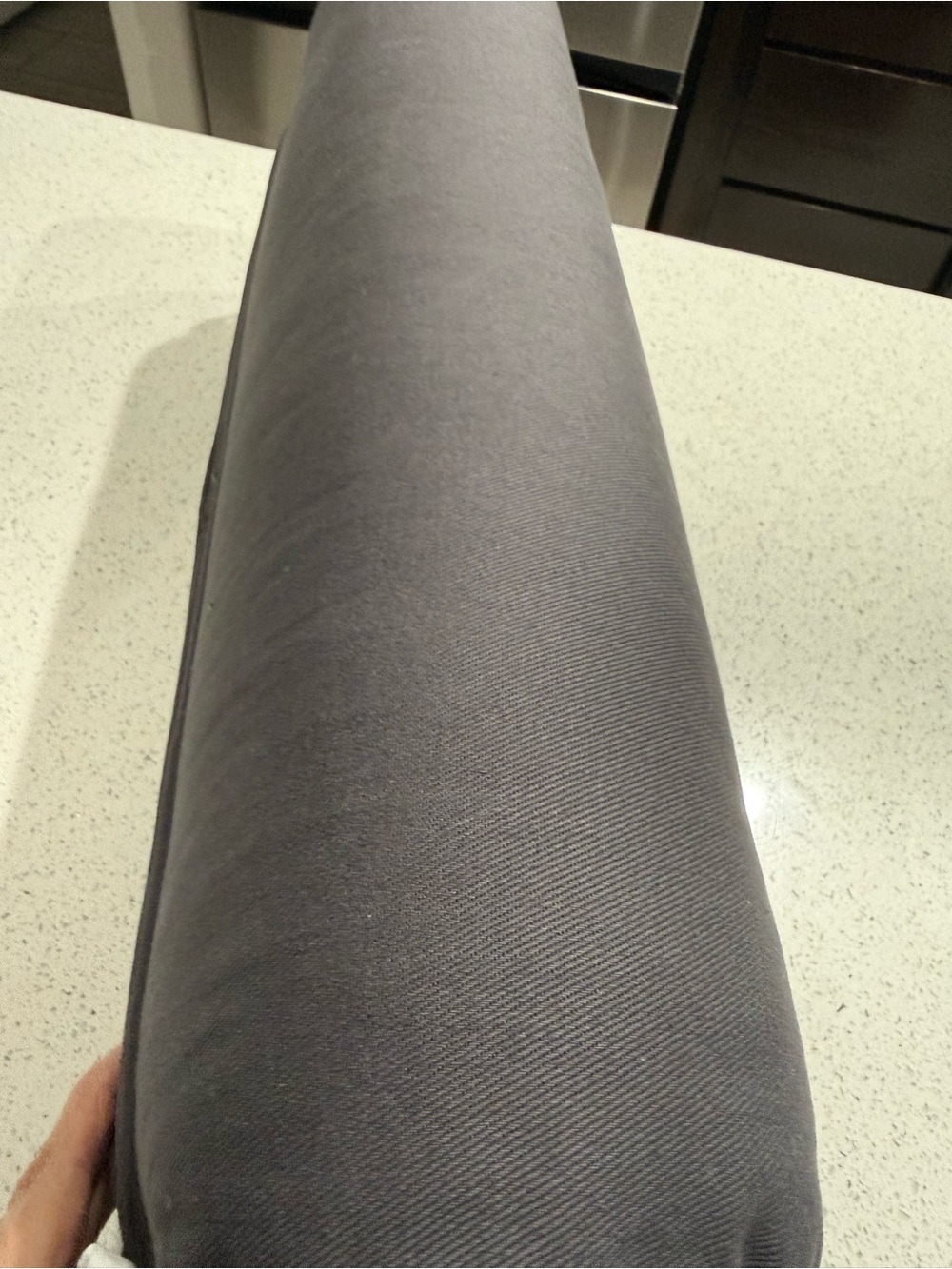 Hugger Mugger Standard Yoga Bolster Dark Gray Women's Lumbar Support Pillow - Picture 14 of 16